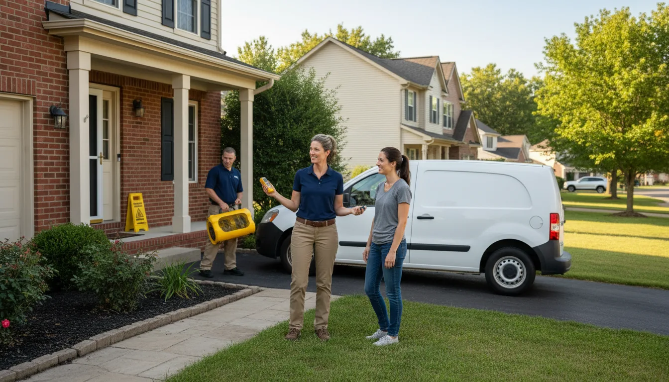 Water restoration image for Dehumidification And Cleanup Services in Marthaville, LA